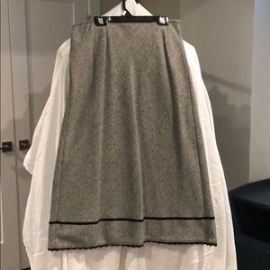 Wool midi skirt Ann Taylor